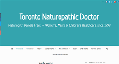 Desktop Screenshot of naturopathtoronto.ca